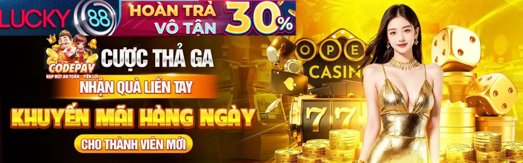 Vòng quay miễn phí và quà tặng tân thủ 77 king88